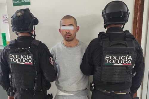 Capturan a “El Dragón”, señalado por robo de autos y asaltos en Toluca